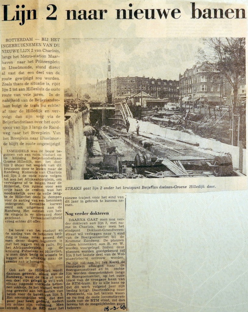 19680918 Lijn 2 naar nieuwe banen