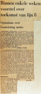 19680920 Binnen enkele weken voorstel over lijn 8