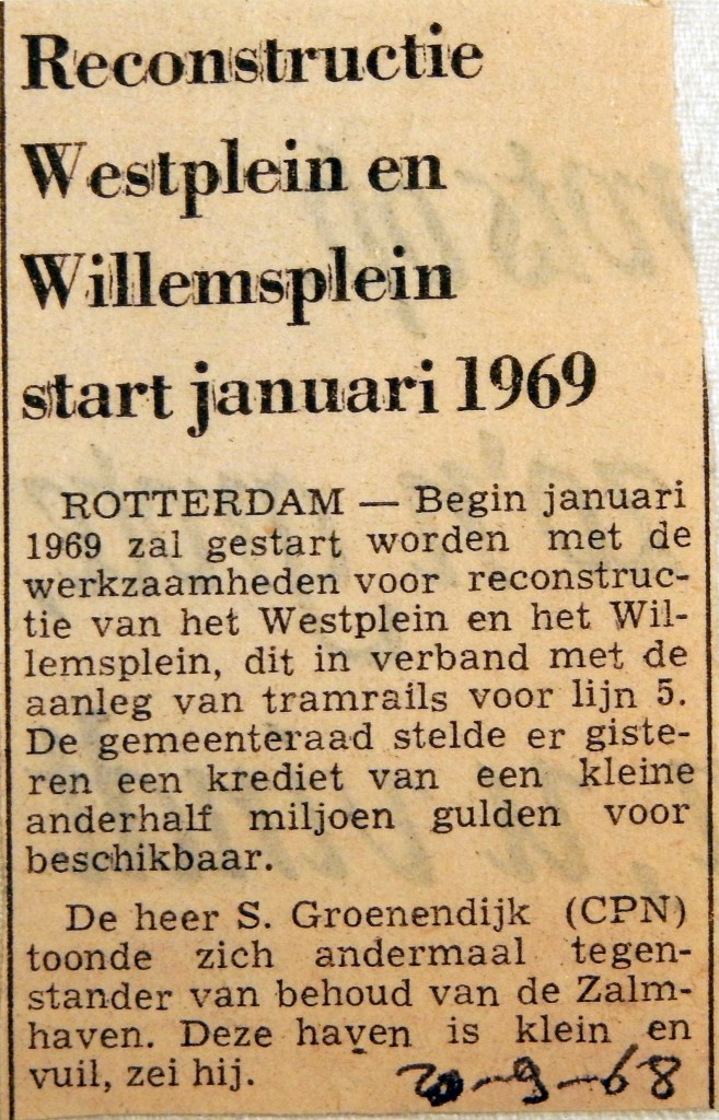 19680920 Reconstructie Willemsplein en Westplein