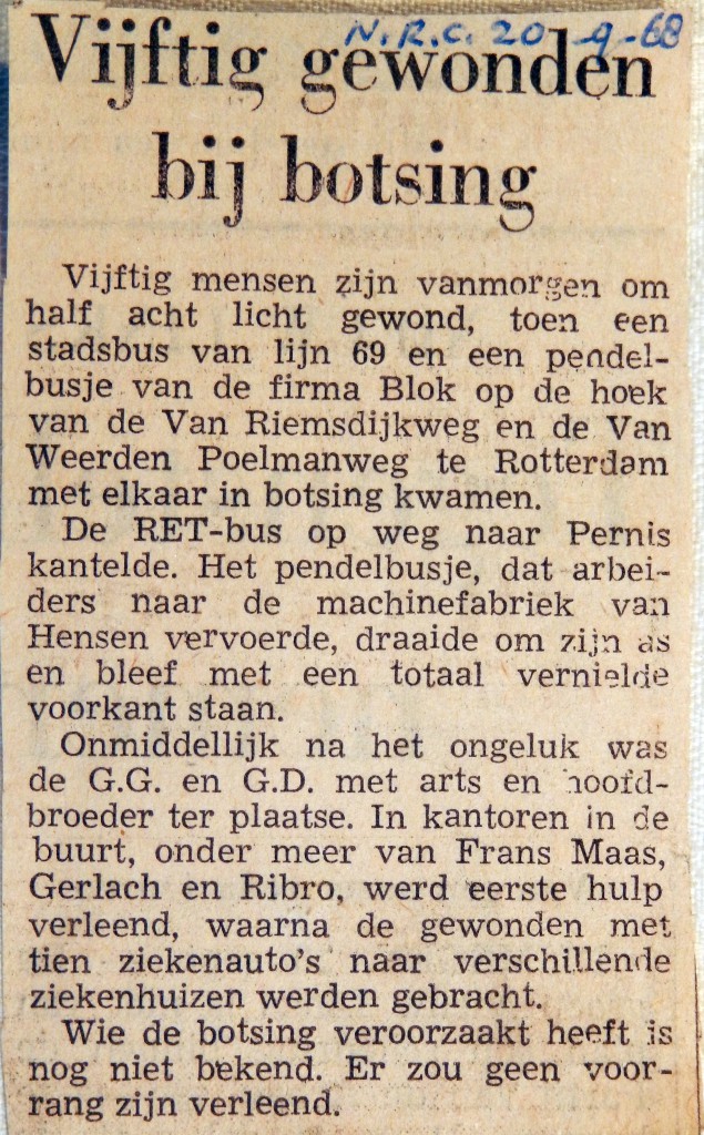 19680920 Vijftig gewonden bij botsing (NRC)