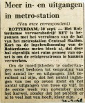 19680930 Meer in en uitgangen metrostation Centraal