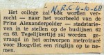 19681004 Stadstarieven op lijnen 62 en 63 (NRC)