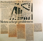 19681005 Metro schept problemen (Parool)