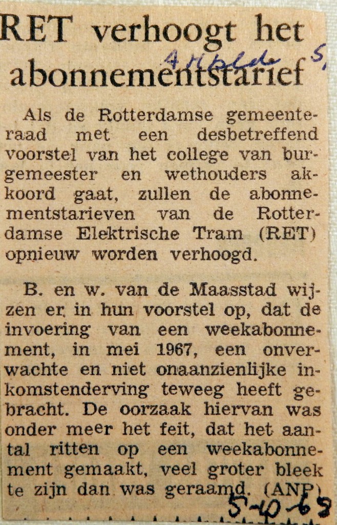 19681005 RET verhoogt abonnementstarief