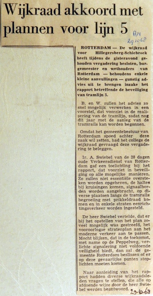19681029 Wijkraad akkoord plannen lijn 5 (RN)