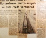 19681107 Rotterdamse metro-aanpak reeds verouderd (Havenloods)