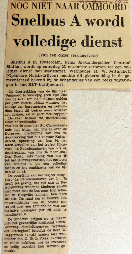 19681115 Snelbus A wordt volledige dienst