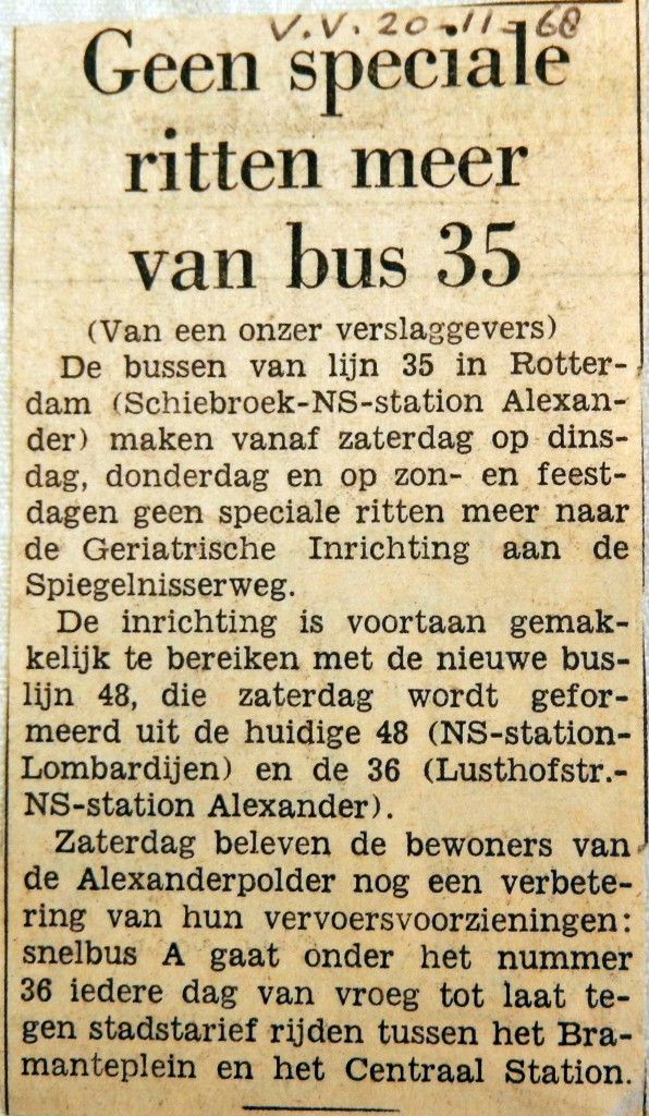 19681120 Geen speciale ritten meer bus 35
