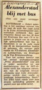 19681125 Alexanderstad blij met bus (Rotterdammer)