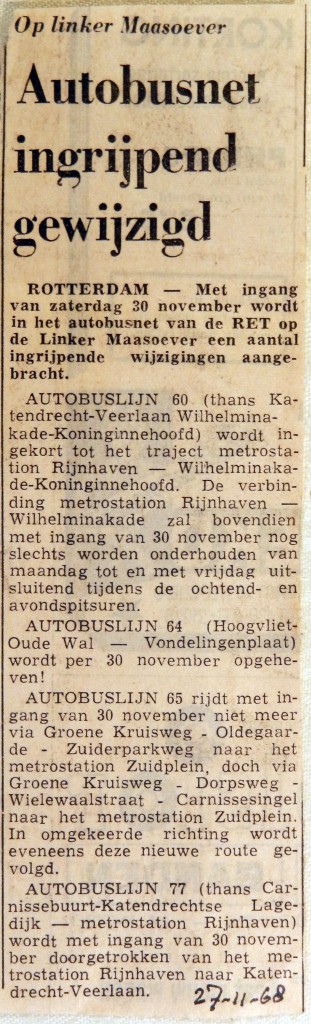 19681127 Autobusnet ingrijpend gewijzigd