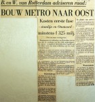 19681220 Bouw metro naar Oost