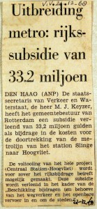 19681221 Rijkssubsidie uitbreiding metro (HVV)