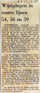 19681223 Wijzigingen routes 54, 56 en 59 (Parool)