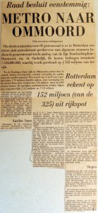 19690103 Metro naar Ommoord