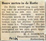 19690114 Bouw metro in de Rotte