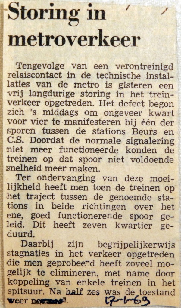 19690117 Storing in metroverkeer