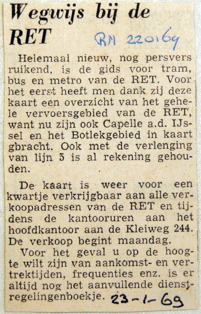 19690123 Wegwijs bij de RET