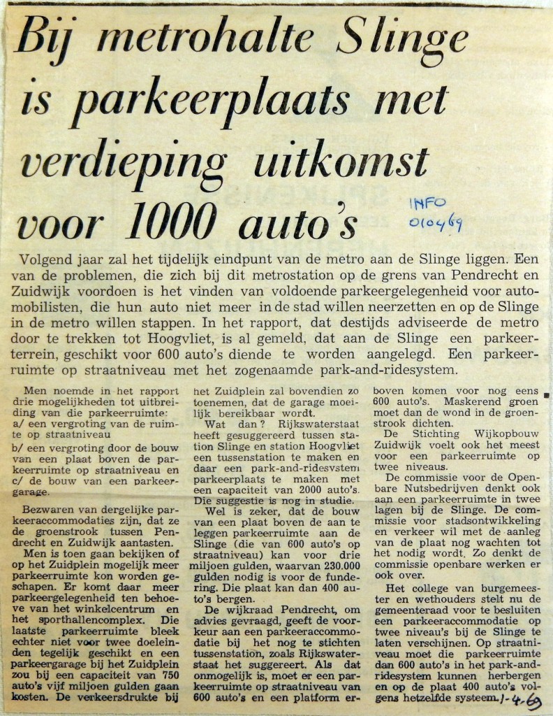 19690401 Parkeerplaats met verdieping bij Slinge