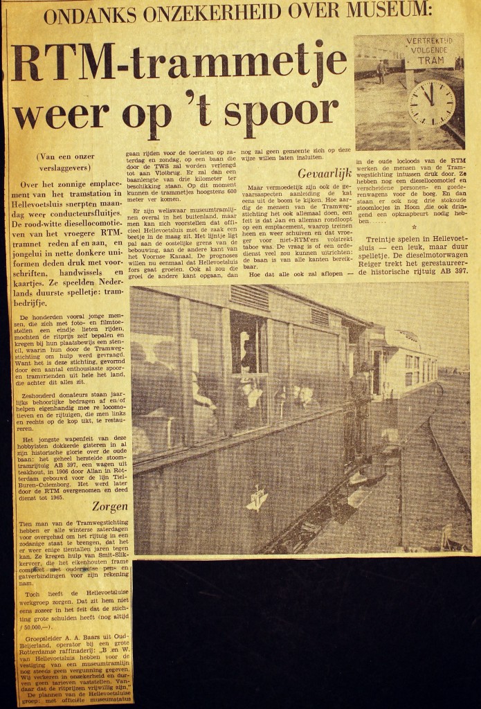 19690409 RTM weer op 't spoor. (HVV)