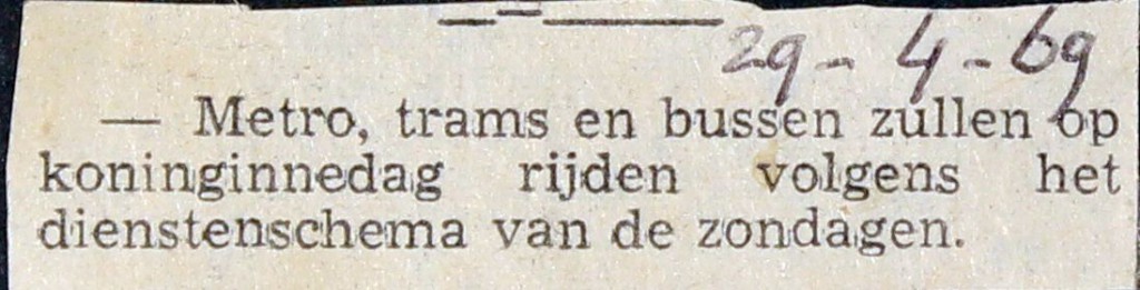 19690429 Dienst als op zondag.