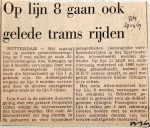 19690429 Op lijn 8 gaan ook gelede trams rijden (RN)