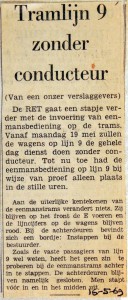 19690516 Tramlijn 9 zonder conducteur