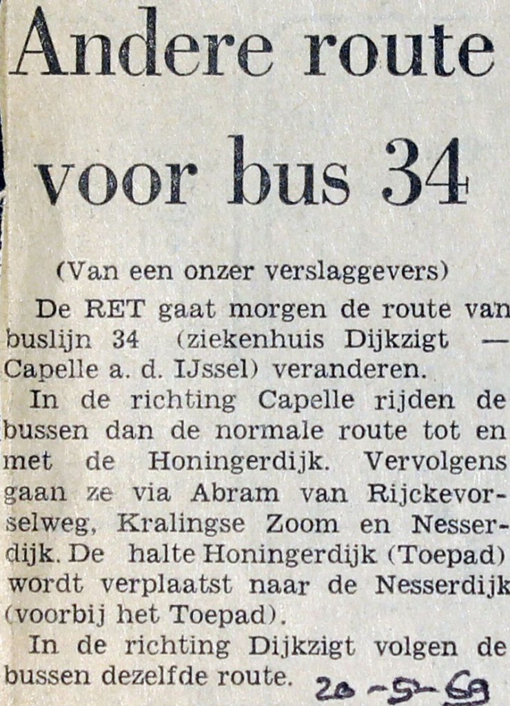 19690520 Andere route lijn 34.