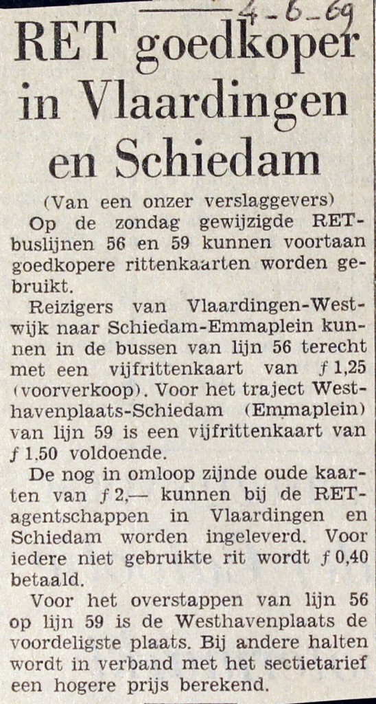 19690604 Goedkoper in Schiedam en Vlaardingen.