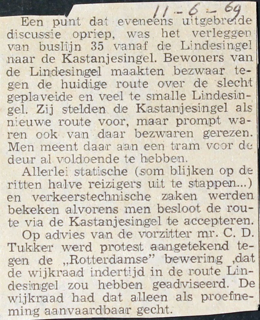 19690611 35 van Lindesingel naar Kastanjesingel.