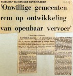 19690612 Onwillige gemeenten remmen openbaar vervoer