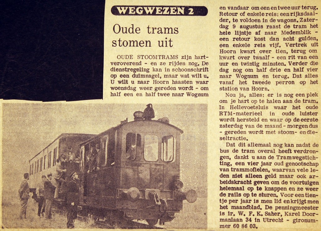 19690704 Oude trams. (HP)