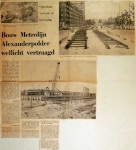 19690716 Bouw metrolijn Alexanderpolder wellicht vertraagd