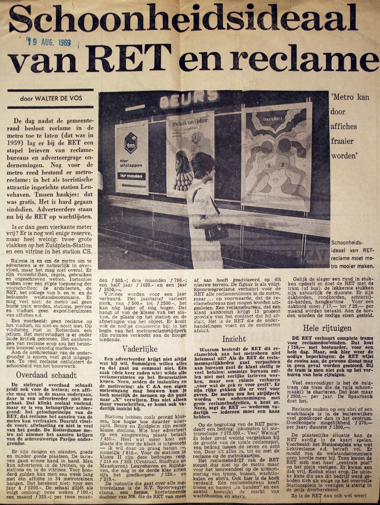 19690819 Schoonheidsideaal van RET en reclame.