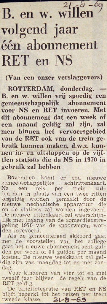 19690821 Een abonnement RET en NS