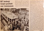 19690901 RET herbergt Sowjet-geschenk voor trammuseum
