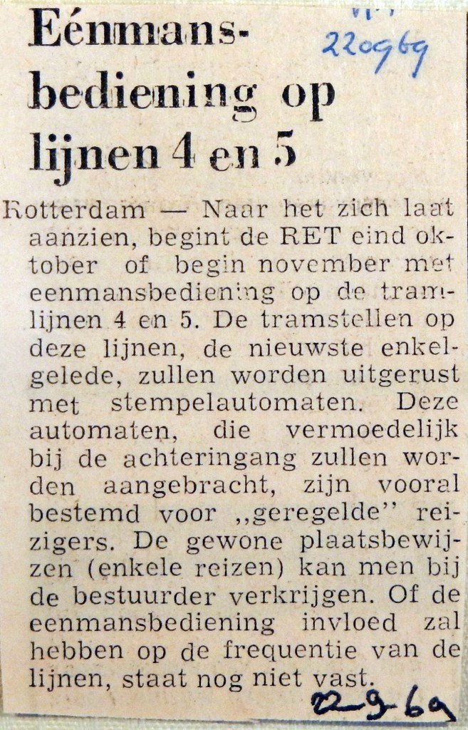 19690922 Eenmansbediening op lijnen 4 en 5