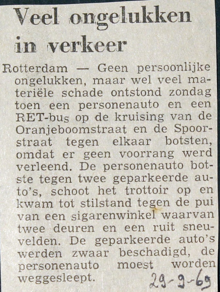 19690929 Veel ongelukken in het verkeer