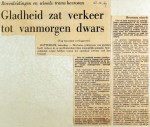 19691222 Gladheid zat verkeer tot vanmorgen dwars