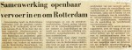 19700121 Samenwerking OV in en om Rotterdam