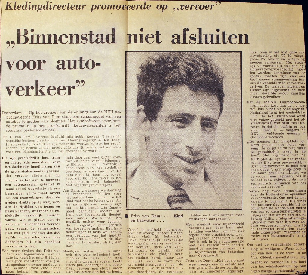 19700129 Binnenstad niet afsluiten.