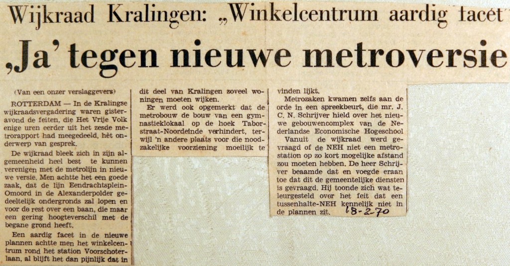 19700218 Ja tegen nieuwe metroversie