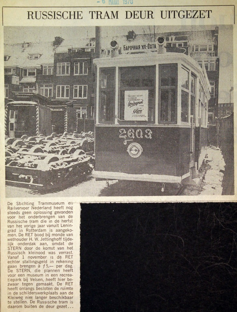 19700306 Russische tram uitgezet.