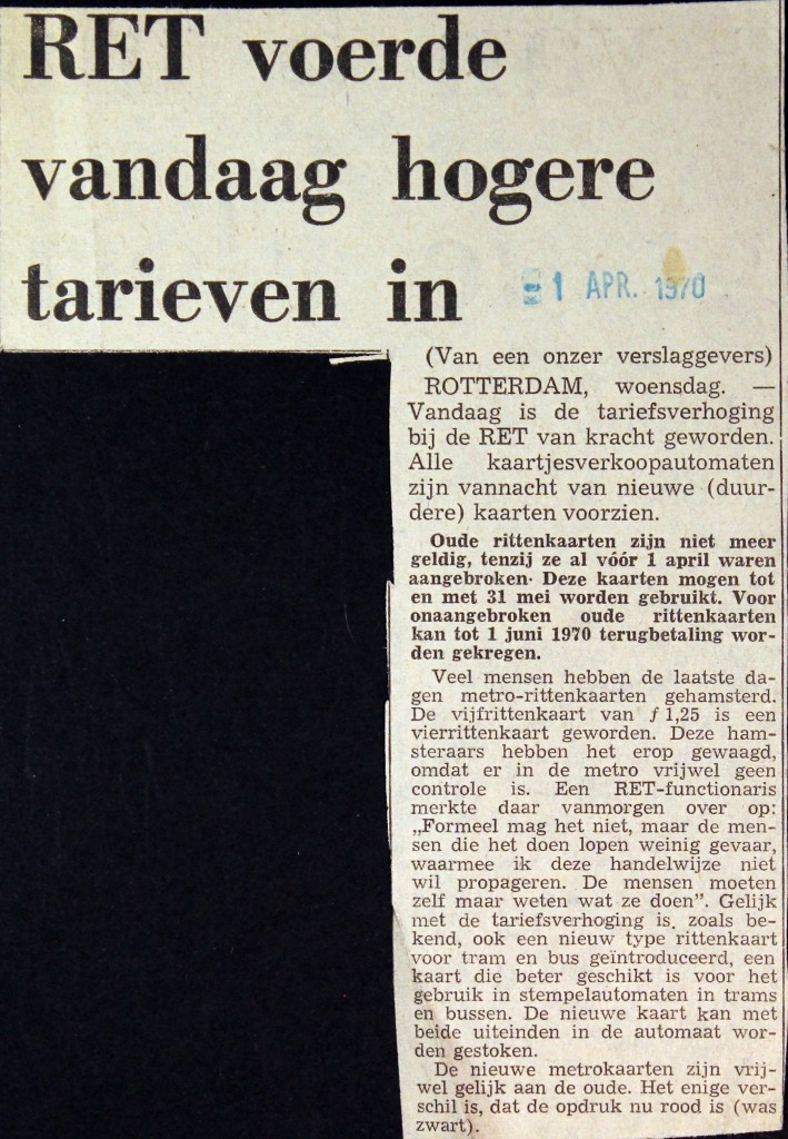 19700401 Vandaag hogere tariven,