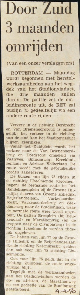 19700404 3 maanden omrijden.