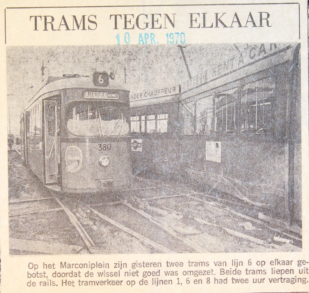 19700410 Trams tegen elkaar.