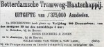 18781214 Uitgifte aandelen (De Tijd)