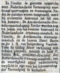 18810323 Oprichting vereniging. (De Tijd)