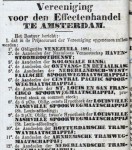 18810421 Vereniging effectenhandel. (AH)