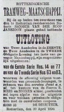 18900505 Uitloting. (RN)