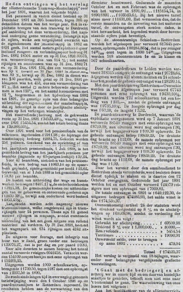 18920319 Jaarverslag 1891. (RN)